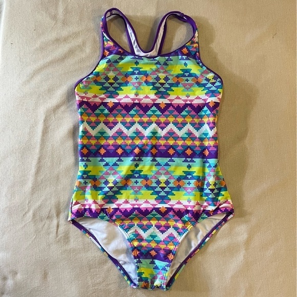 Speedo Girls One Piece Bathing Suit - Picture 1 of 3